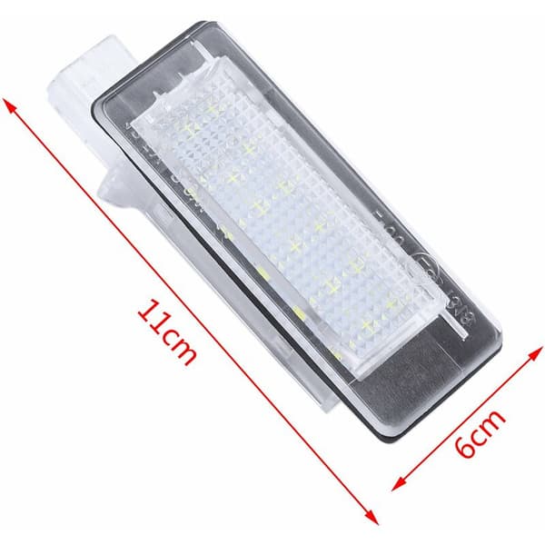 Car LED Nummerpladelys Til Espace Mk4 Scenic Mk2 2 Duster Lodgy Mcv Iii
