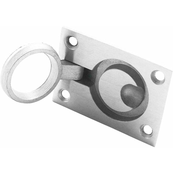 2-pack Lucka Handtag Lucka Skåp Dold Skåp Rostfritt Stål Marin Båt Yacht Lucka Skåp Handtag Med 8 st Monteringsskruvar 62 x 44mm
