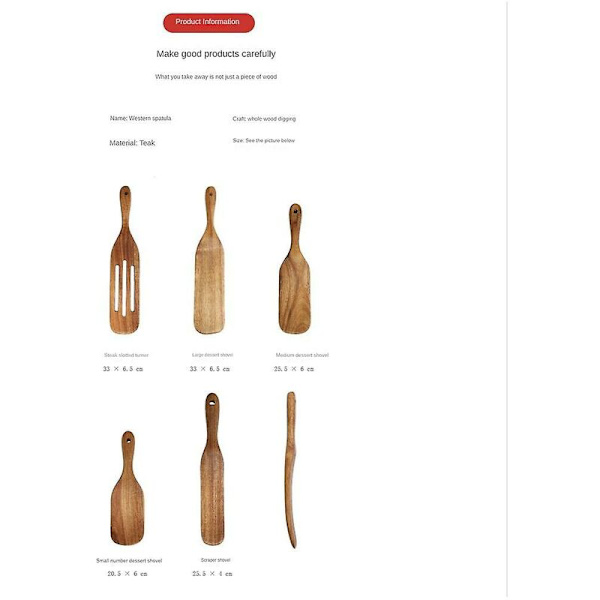 Käsintehty premium-puinen lusikkasetti. Skotlantilainen spurtle-setti puusta, lämmönkestävä ja tarttumaton pinnoite