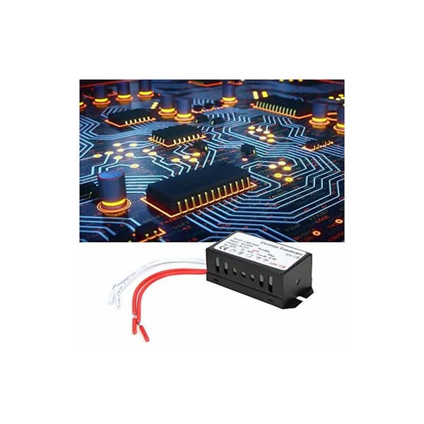 Elektronisk transformator, Keenso 220V til 12V elektronisk transformatoradapter spenningsomformer intelligent strømdriver (120W)