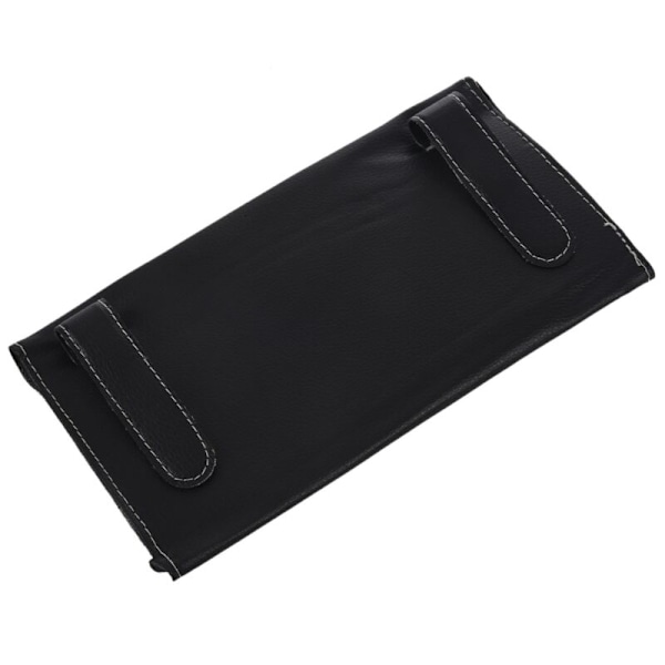 Auto'S Tilbehør Holder Klips Pu Papir Serviett Tissue Boks Solskjerm For Bil Lær Svart Beige