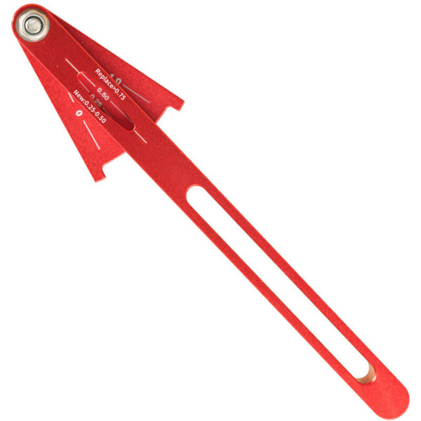 Alloy Chain Wear Tear Checker Repair Tool Chain Wear Stretch Measuring Tool,Red