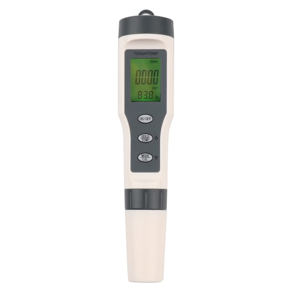 3-tommers bærbar digitalt PH-termometer Vannkvalitetstester Renhetstestpenn