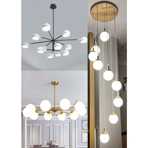 Set med 3 G9 10W LED-lampor, motsvarar 150W halogen, 86 LED, 1000Lm, 360° strålvinkel, extra ljusstark, AC220-240V, ej dimbar, kallvit 6000K