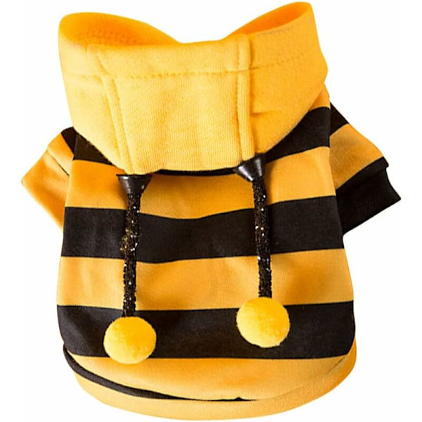 Talvikoiran huppari (XL, keltaiset raidat) -