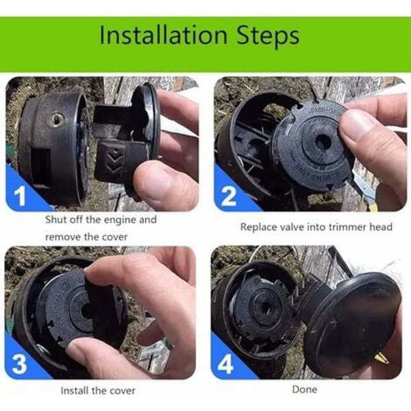 Reservedeler til gressklippere, BOSCH-klippertilbehør, Ø1,65 mm 6,1 m reservedeler til modeller: ART 30-36 Ll, AdvancedGrassCut36, ART 24, A