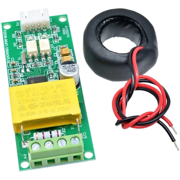 AC Digital Multifunksjonsmåler Watt Ampere Testmodul PZEM-004T for TTL COM2/COM3/COM4 0-100A