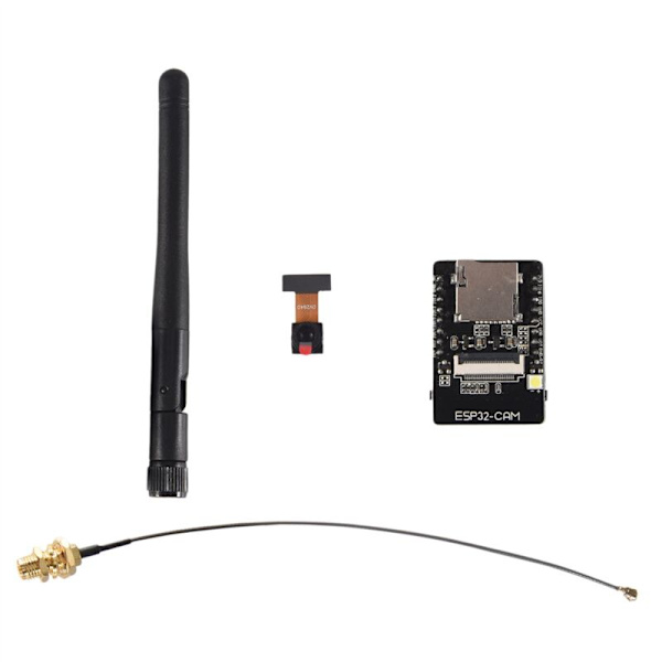 ESP32-CAM-MB USB ESP32 Seriel til WiFi ESP32 Udviklingskort CAM CH340G 5V Bluetooth + OV2640 Kamera + 2.4G IPX Antenne