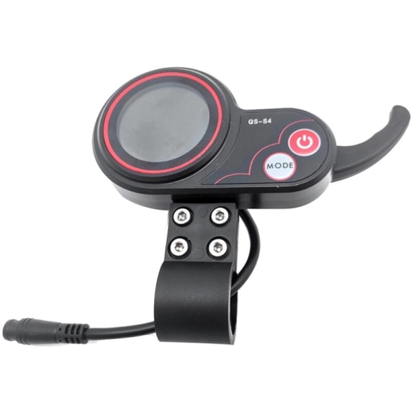 QS-S4 48V-60V Tumgrepp LCD-displaymätare för Zero 8 9 10 8X 10X Elsparkcykel 6-stifts Displaytillbehör