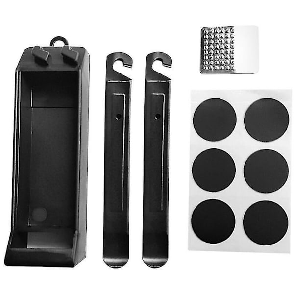 Portabel Mountainbike Däckreparationssats Limfri Lapp Spak MTB Cykel Punktering Reparationsverktygssats