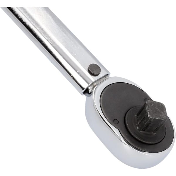 Momentnøkkel justerbar opptil maks 210 Nm, 1/2 tommers firkantdrift med 17/19 mm stikkontakter og forlengelse.
