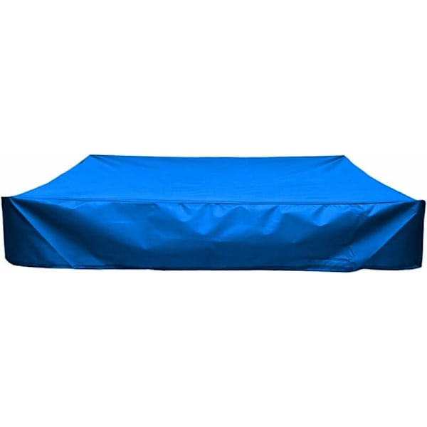 Sandkasse Dæksel, Sandkasse Dæksel, Sandkasse Dæksel, med Snøretræk, til Sandkasse, Swimmingpool, Have eller Farm (Blå, 120 x 120 cm)