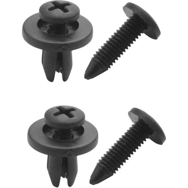 100 stk. 6mm Plastik Push Type Nitte Kofanger Pin Clips
