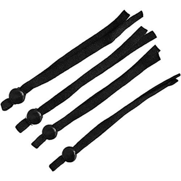 Snørestopper i silikon for elastiske snorer, sklisikre stopper, kun selger knapper (blandet pakning 200 stk)