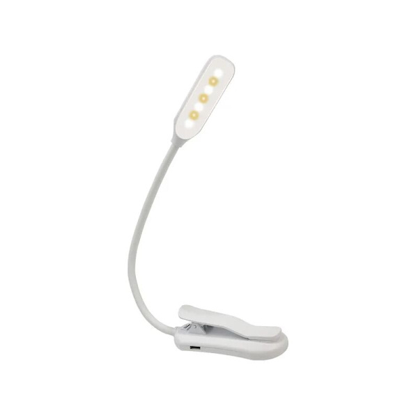 USB-ladattava säädettävä LED-lukulampun kaulanauhalla, 7 LED-valoa, joustava yölukulampun pöytälampun lukulampun yövalo valkoinen