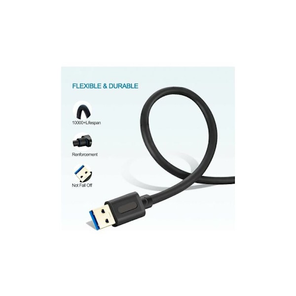 6ft 3ft USB 3.0 A til A Han-stik Kabel, USB til USB Kabel USB Han til Han Kabel USB Ledning med Forgyldt