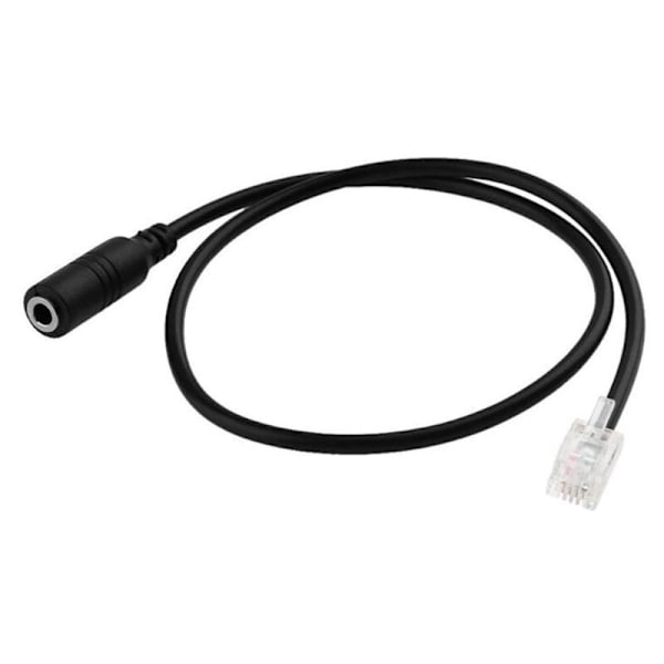 Rj9 4P4C han-stik til 3,5 mm hovedtelefonstik lydkonverteradapter forlængerkabel ledning til /