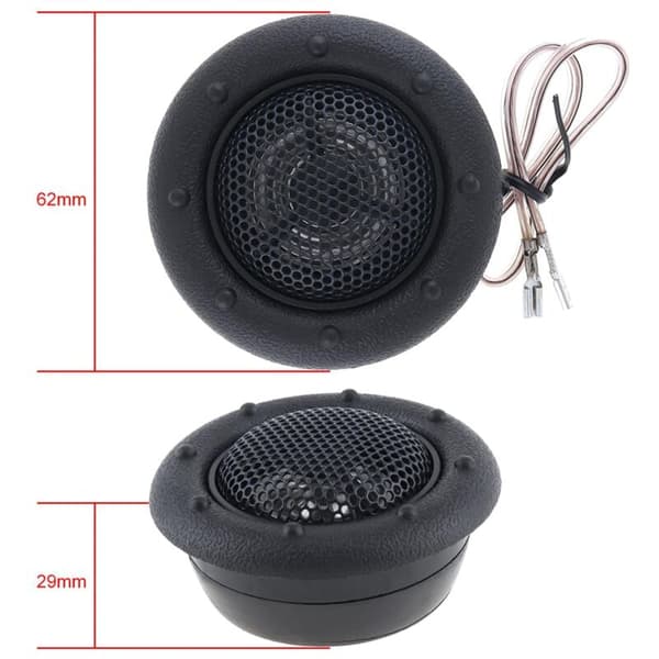 2 st 150W Universal Hög Effektivitet Mini Bil Diskant Högtalare Halv Dome för Ljudsystem