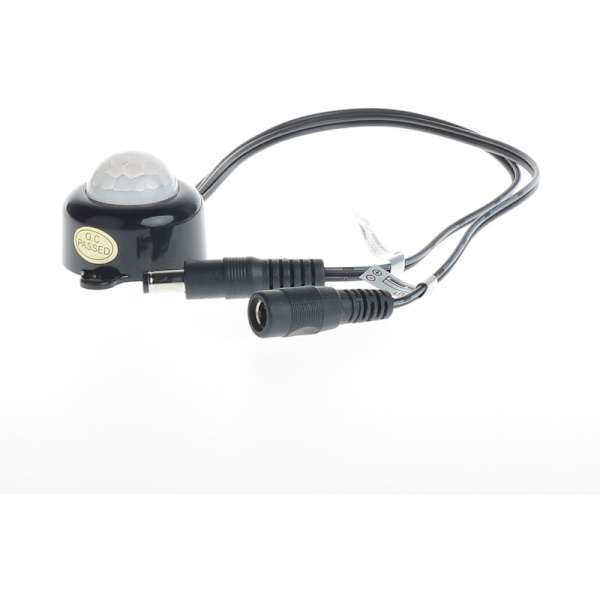 DC5V-24V 12V 5A PIR-rörelsesensor för infraröd kropp, fotosensor, detektorbrytare för lysdioder, ljusremsa, svart