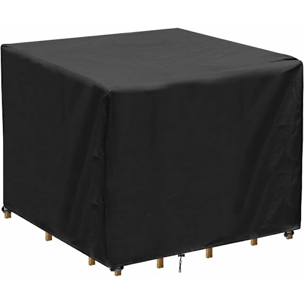 Firkantet hageborddeksel, vanntett hagemøbeltrekk, anti-UV, Oxford-stoff borddeksel stol utendørs hagemøbler (90x90x90cm)