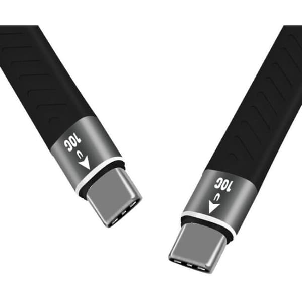 F90 PD 60W USB3.1-kabel 10 Gbps typ C till USB C USB C för Pro laddningsdatakabel, 9 cm