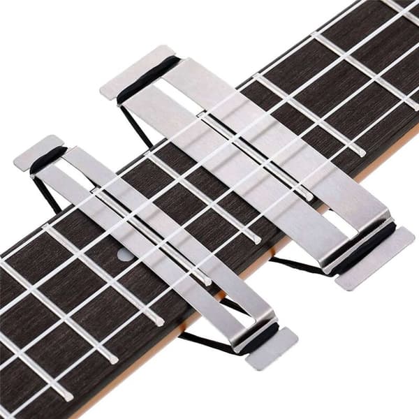 3X Rostfritt Stål Gitarr Bas Greppbräda Skyddsskydd Luthiers Verktyg för Dressing Band