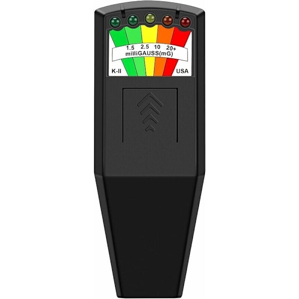 K2 EMF, Crewell Elektromagnetisk Feltdetektor - med 9 V Batterier - Spøkelsesjakt - Utstyr for paranormal aktivitet