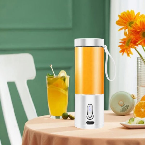 530ML bærbar elektrisk juicer smoothie blender USB oppladbar matprosessor fruktmikser mini juicer blender kopp B
