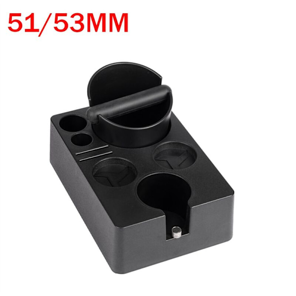 Kahvin tamppausalusta pidike Portafilter-teline 51/53MM Barista-lisävaruste Kone Työkalu Universaali Kahvin KnockBox,A