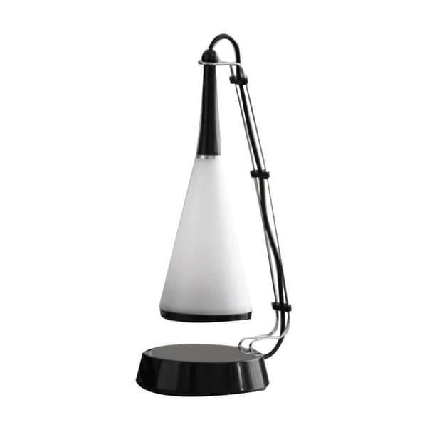 LED-lampe tryksensor Bluetooth musikafspiller skrivebordsbelysning bord DC-opladning studerende boglamper (sort)