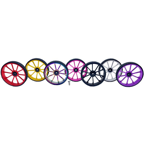 Taitettava Pyörä Helppo Pyörä Bromptonille/Birdille Alumiiniseos CNC Helppo Pyörä Ultralight Tiivistetty Laakeri Paina Pyöriä, Violetti