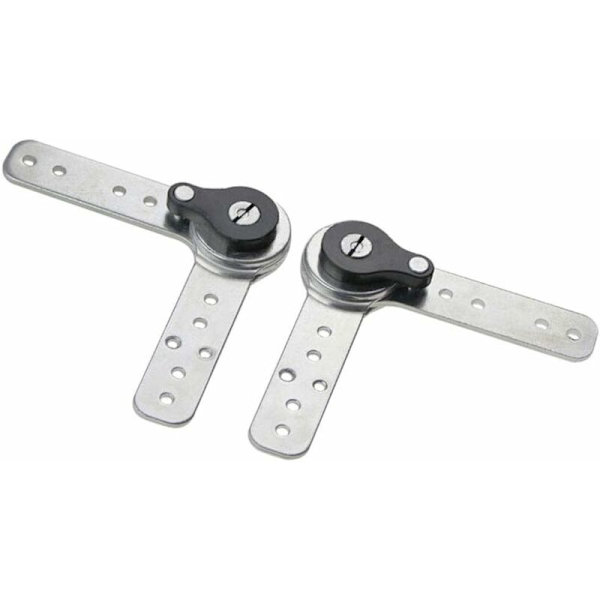 2 x Møbel Justerbar Vinkelhengsel Automatisk Tilbakestillingsfunksjon Heavy Duty Hengsel Vinkeljustering Juster Sofa/Seng/Skap/Tilt 90 til 180 Grader