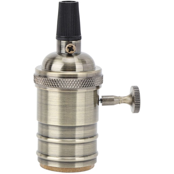 Retro E27 Lamphållare med Strömbrytare, Hängande Tillbehör