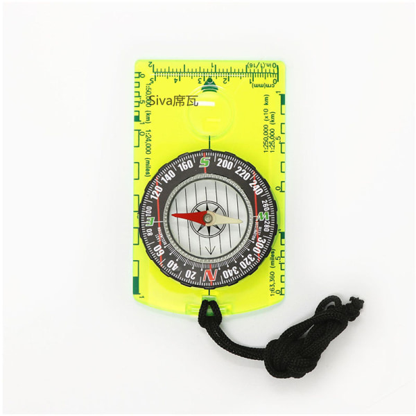 Orienteringskompass Vandring Backpacking Kompass | Advanced Scout Compass Camping Navigation Professionell fältkompass för kartläsning