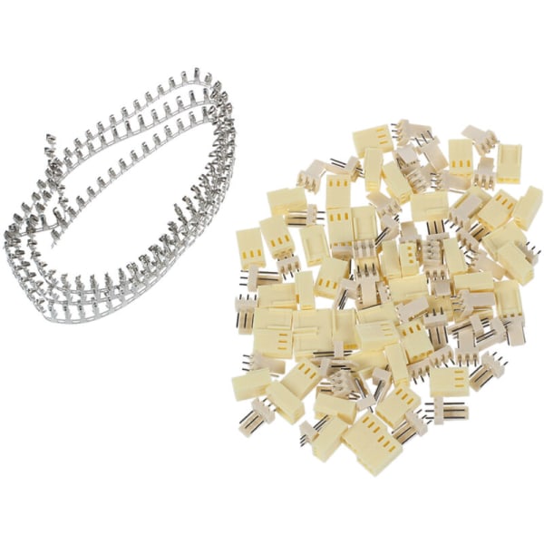 50x KF2510-3P 2,54 MM PCB-stik 3-bens crimp-forbindelsesboks