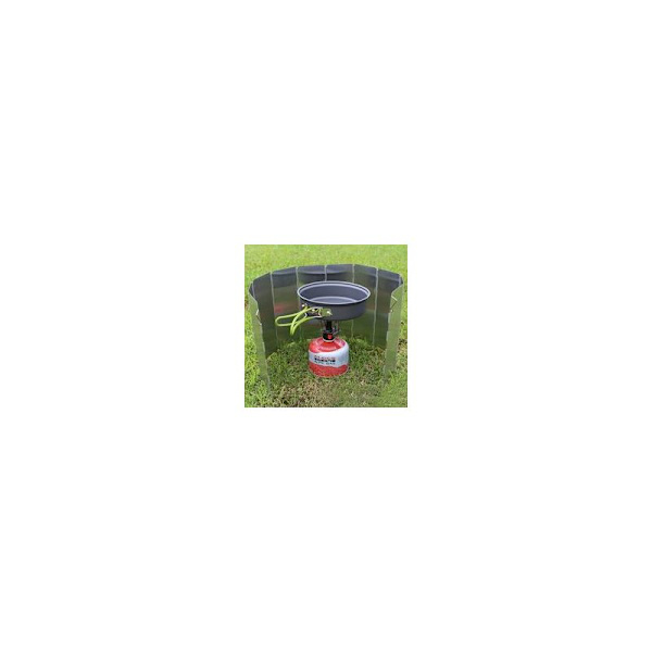 10-pack Vikbar Aluminium Vindskydd - Gasspis Vindskydd - Utomhus Camping Vindskydd - Stormtåligt