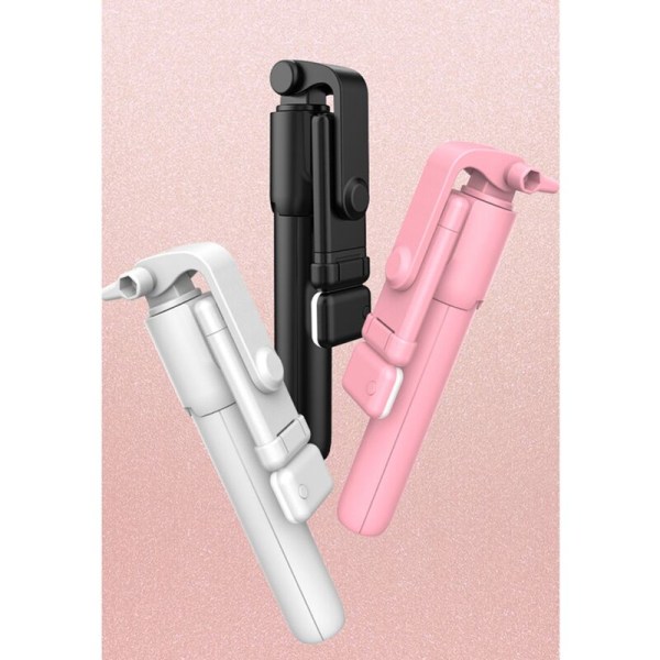 Selfie-pinne - Grads fotoholder forlenget stativ Live-sending Foldbar Mini-stativ Monopod Utvidbar, E