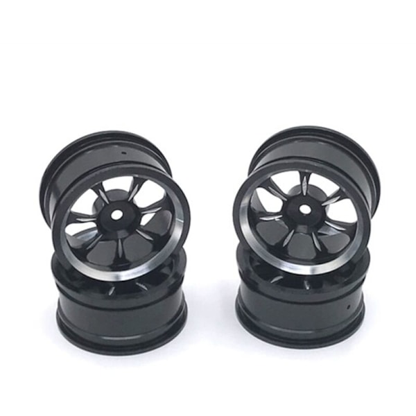 65mm Metallfälg med 12mm Adapter för C14 C24 MN D90 MN98 MN99S MN-90 RC Bil Uppgraderingsdelar, Rosa