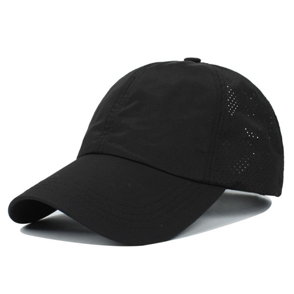 Baseballcapser for kvinner - Solhatt med hestehale Quick Dry Running Cap Golfhatt for kvinner Cross Justerbar Trucker Hat Dame Jenter