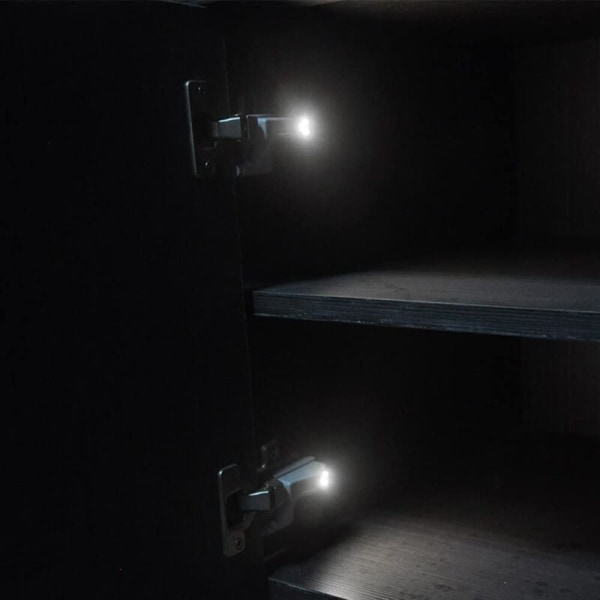 16 stk serie hengsel LED lyssensor for kjøkkenskap skap garderobe nattlys, /soverom/garderobe nattlys