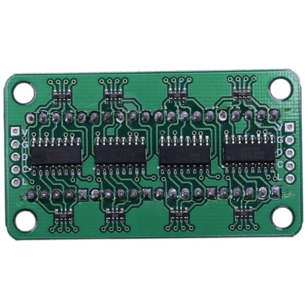 Digitalt displaymodul 4-bit statisk display dynamisk realtidsopdatering til