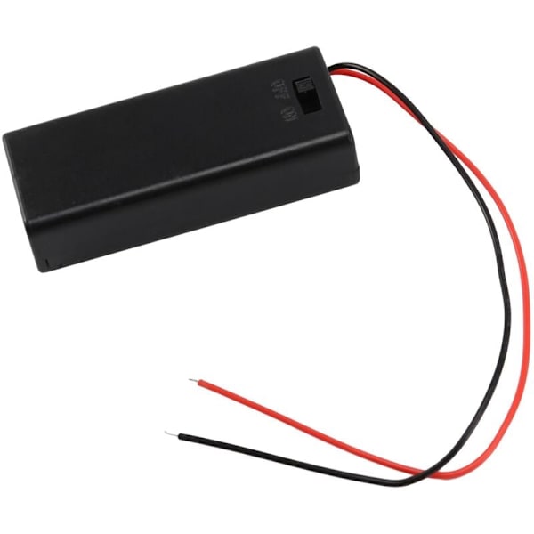 2 stk. 2xAAA 3V batteriholder batteriholder a/kontakt m låg
