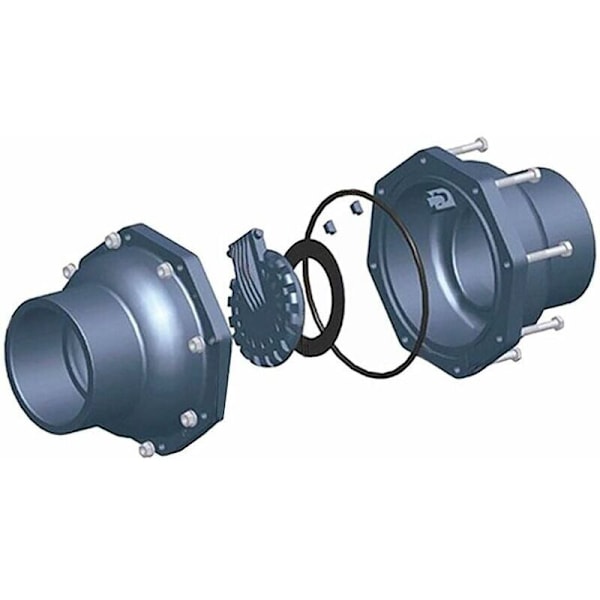 Avloppsrör backventil PVC vatten backventil innerdiameter 50mm, DN40 (Innerdiameter 50mm) -