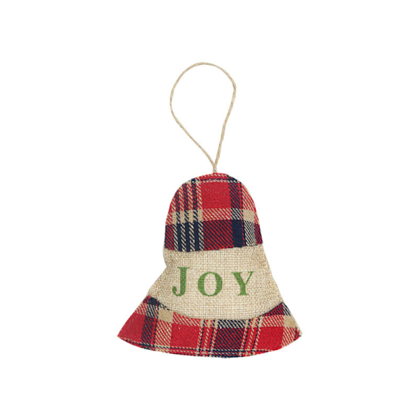 Andra juldekorationer Bulk Burlap Julpynt Roliga och unika Mini Julgransprydnader Rustika Julpynt（Jul Linne