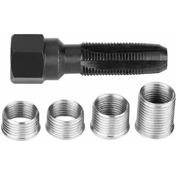 Tændrør gevind kit, 5 stk 14mm tændrør gevind reparationssæt