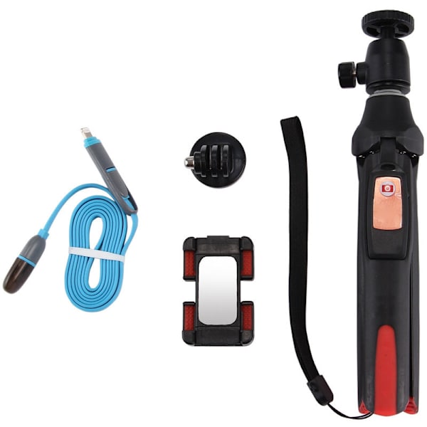 Selfie Tripod Bærbar Bluetooth Bærbar Monopod Fjernbetjening Bluetooth Udløser Mobiltelefon