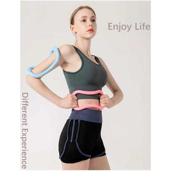 Pilates Yoga Lår Toner Og Ring - 2 Stk, Bryst Toner Bodybuilding Ben Og Lår Enheder, Arm Træning Ben Træner, Forbedre Blærekontrol Pvc Træning