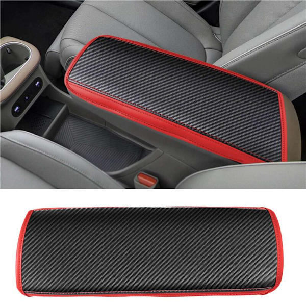 Bilarmrest Box Cover för Aini 5 IONIQ 2022 + Röd Central Control Protection