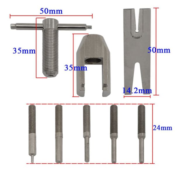 2X Motor Pinion Gear Puller Universal Puller DIY Værktøj til RC Motorer Opgraderingsdele