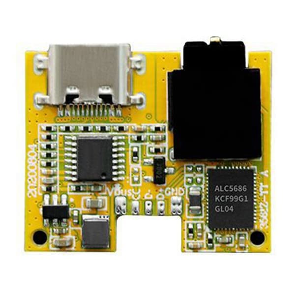 Type-C digital lydadapter 3.5LDR6023 + ALC5686 Lytte til sanger Lading 2 i 1 digital lyddekoding styret PCBA modul
